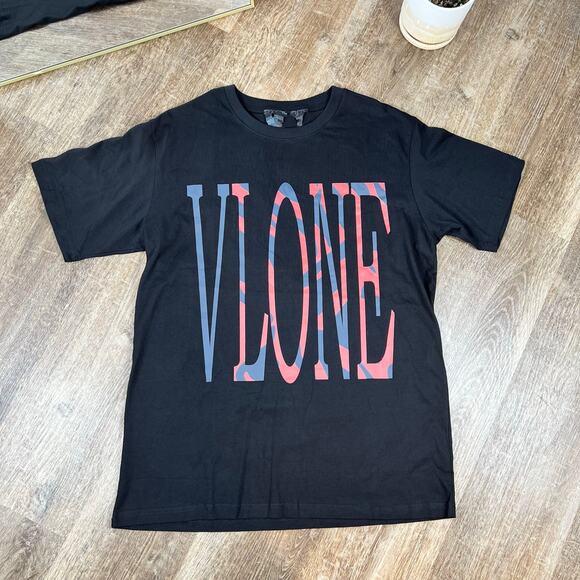 Vlone Staple Classic Red and Black OG T Shirt - Picture 1 of 7